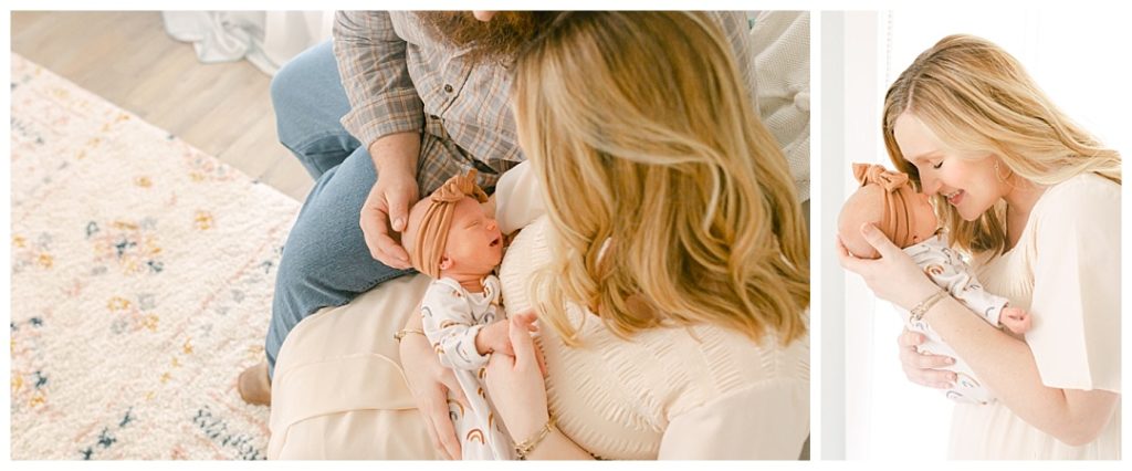 huntsville alabama newborn photographer mom and baby