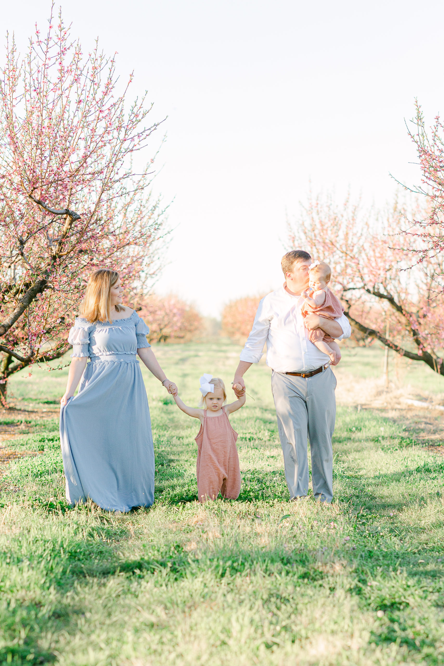 Huntsville Family Photography Peach Blossoms