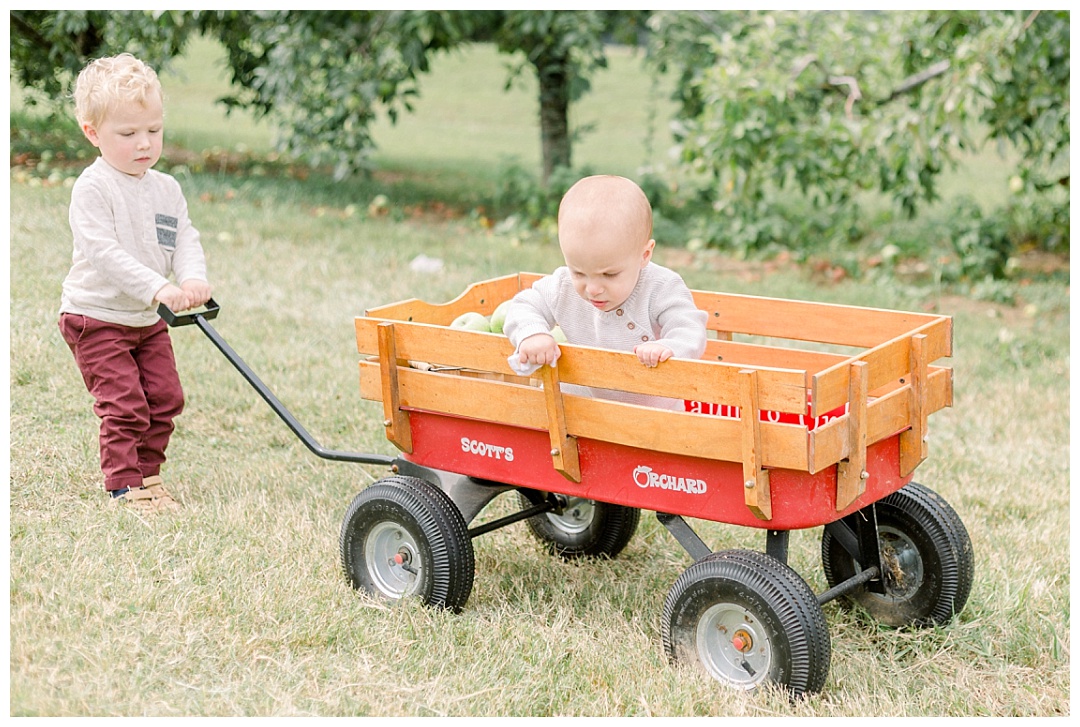 Scott's Orchard Two Kids Wagon