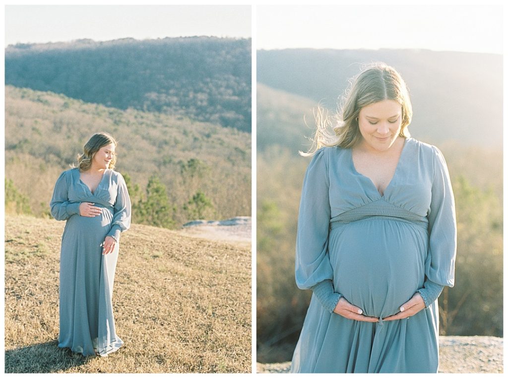 Weathington Park maternity photos by Huntsville photographer