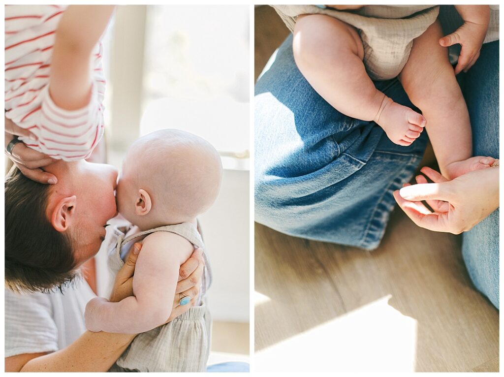 sibling image of huntsville, alabama family photos at home