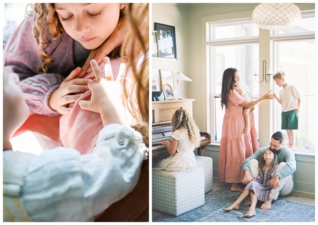 beautiful in-home family photos in huntsville, al