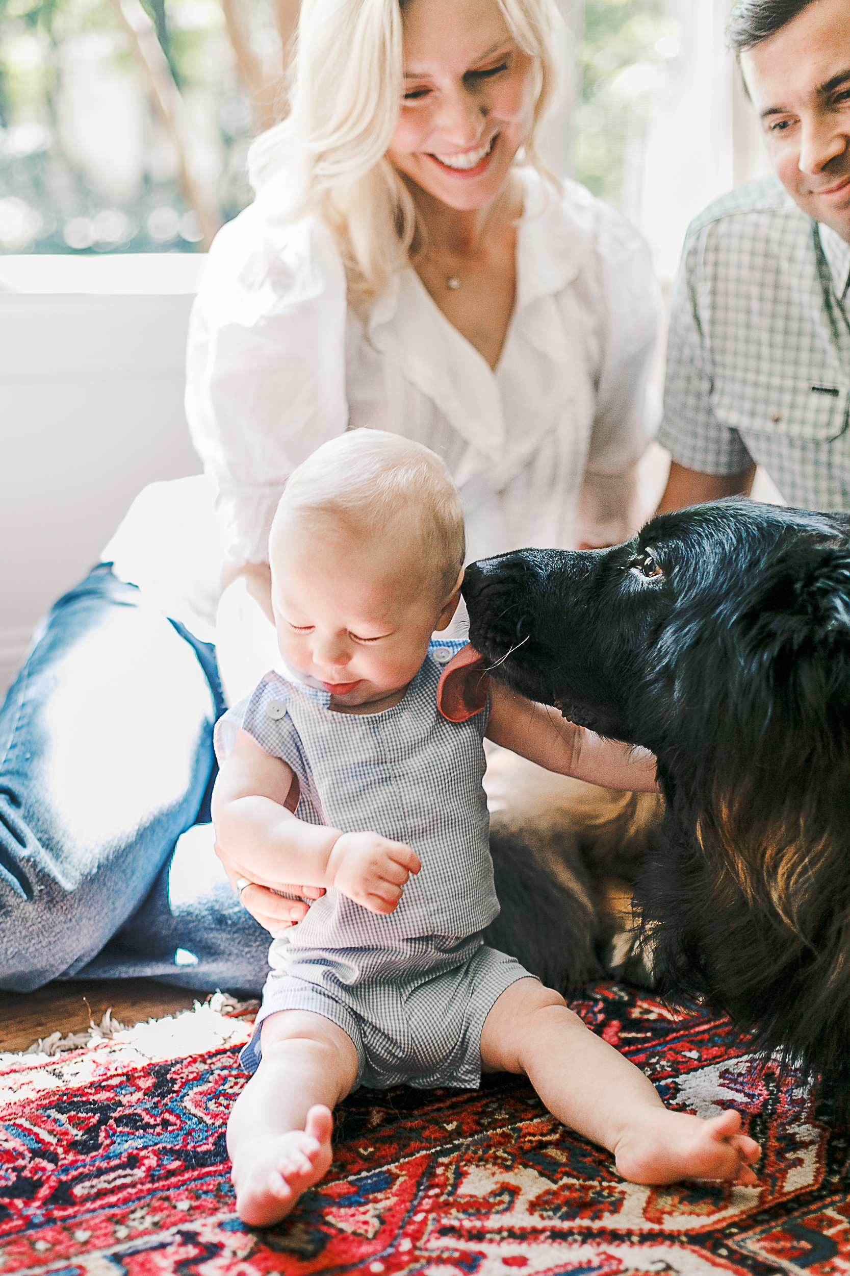 family photos in huntsville, alabama with dog