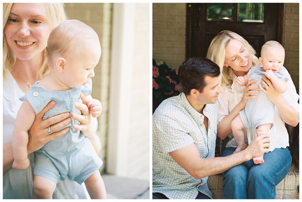 family photos at home in huntsville, alabama